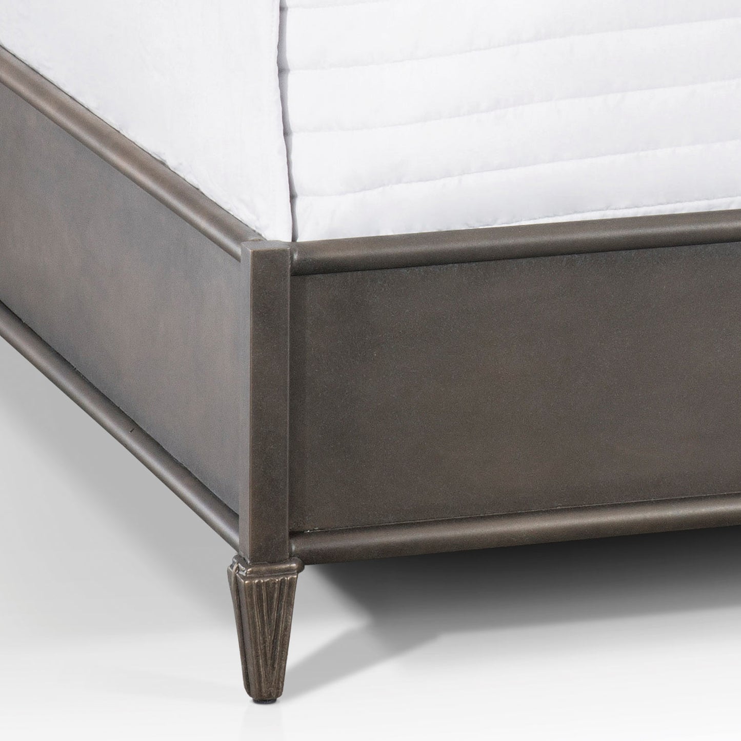 Blake Iron Headboard Metal Surround Bed-1094MS Wesley Allen Queen Aged Bronze Matriae