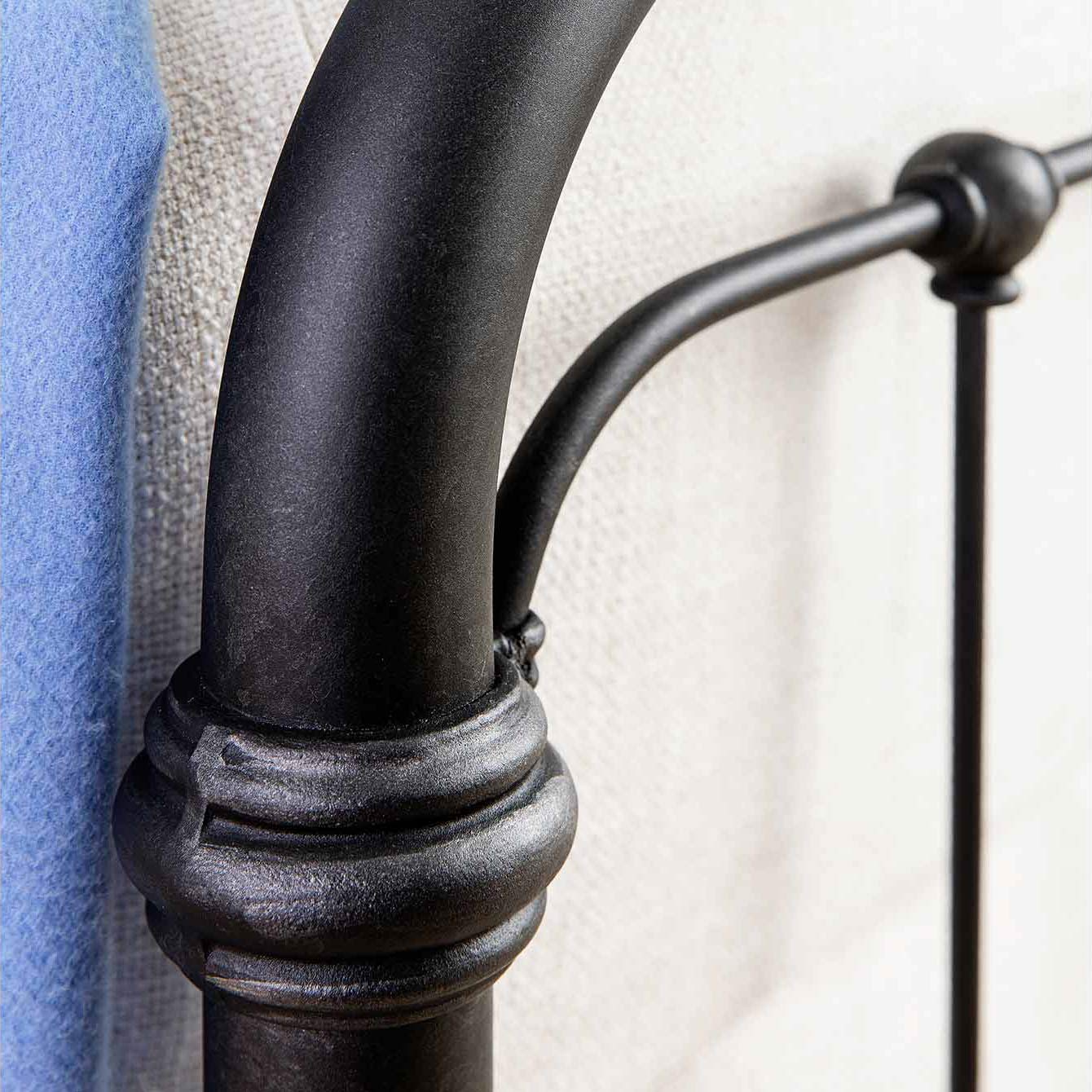 Braden Iron Bed 1001 Wesley Allen Aged Iron Finish Matriae