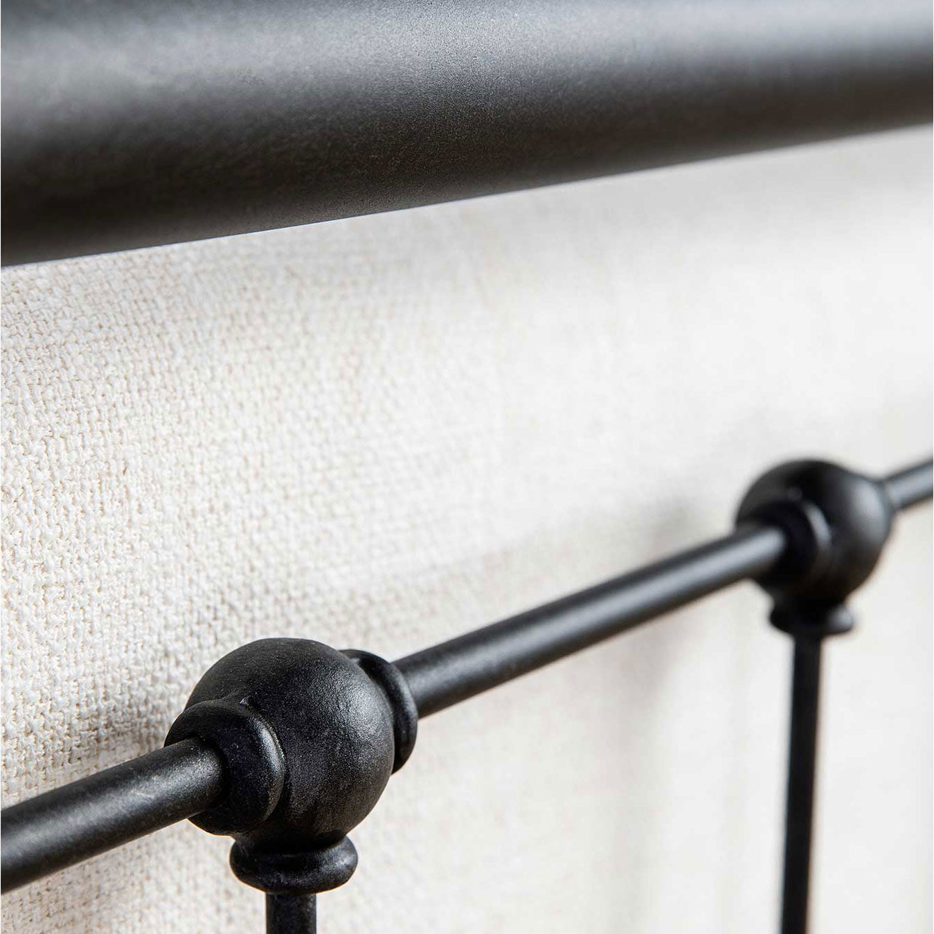 Braden Iron Bed 1001 Wesley Allen Aged Iron Finish Matriae