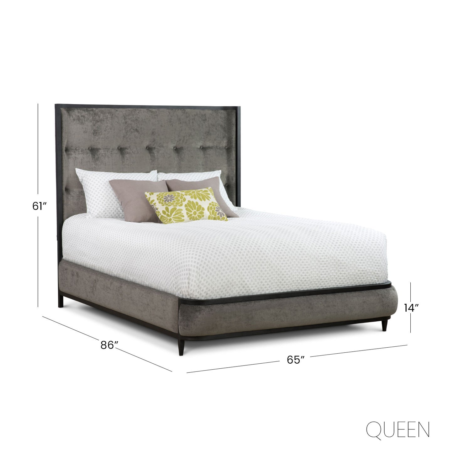 Broadway Upholstered Iron Headboard Upholstered Surround 1202 Wesley Allen Queen Hbfs Aged Iron Finish Verona Ash Fabric Matriae Dimensions