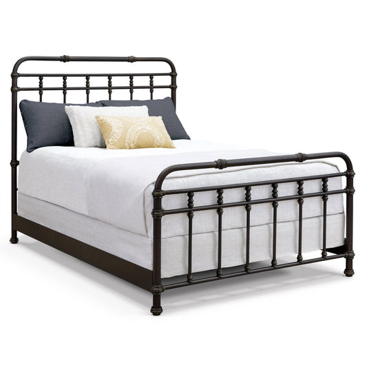 Laredo Iron Bed Wesley Allen 7040 Queen CBMPF Aged Bronze Finish Matriae