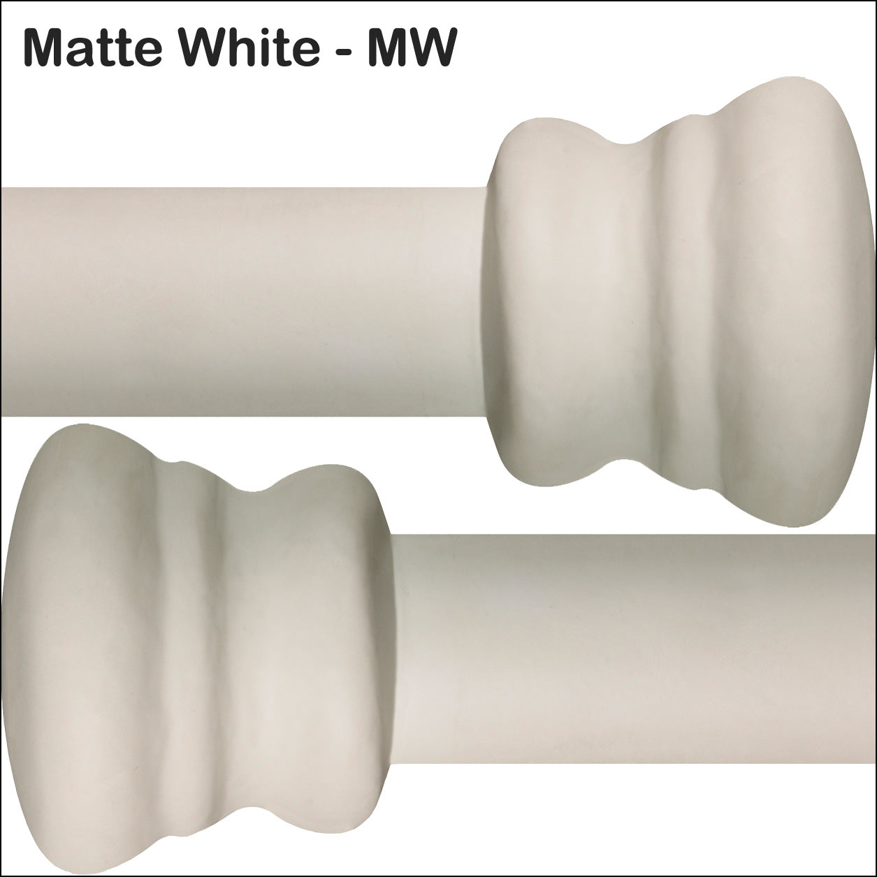 Matte White MW Powder Coating Finish Wesley Allen Matriae