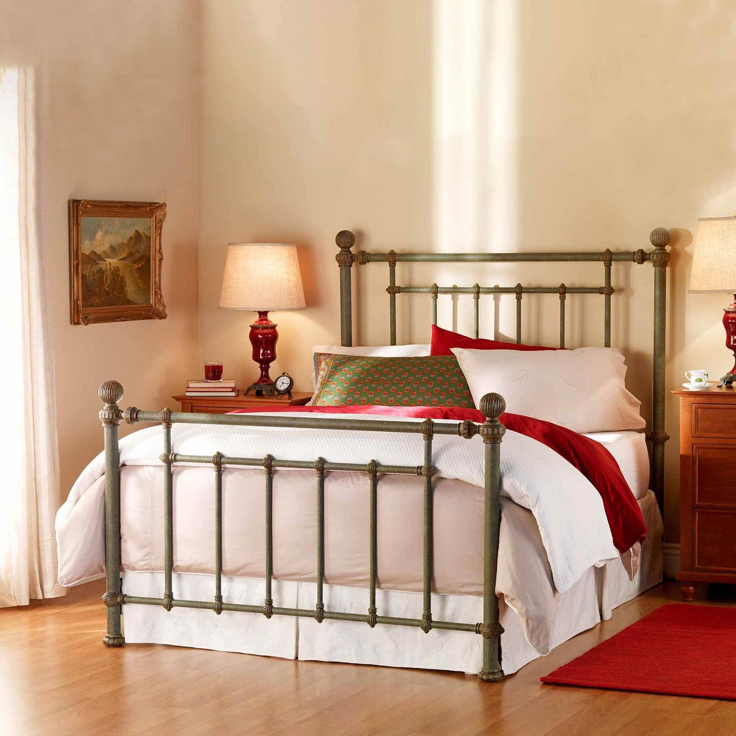 Revere Iron Bed 1315 Wesley Allen Queen Matriae