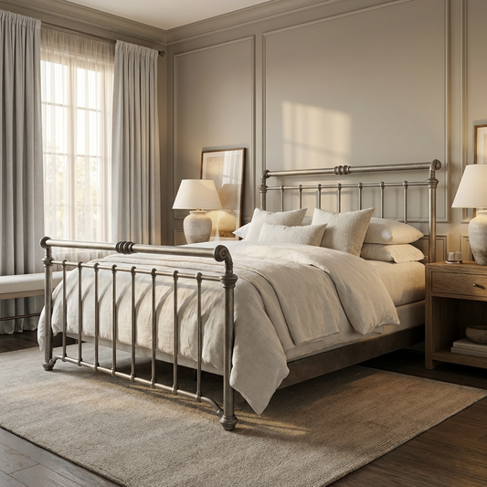 Sheffield Iron Bed by Wesley Allen