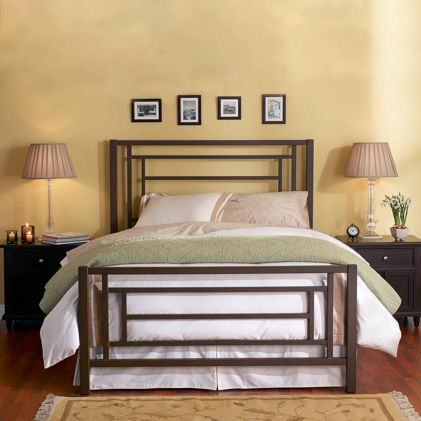 Sunset Iron Bed 1320 Wesley Allen Queen CBMPF Matriae
