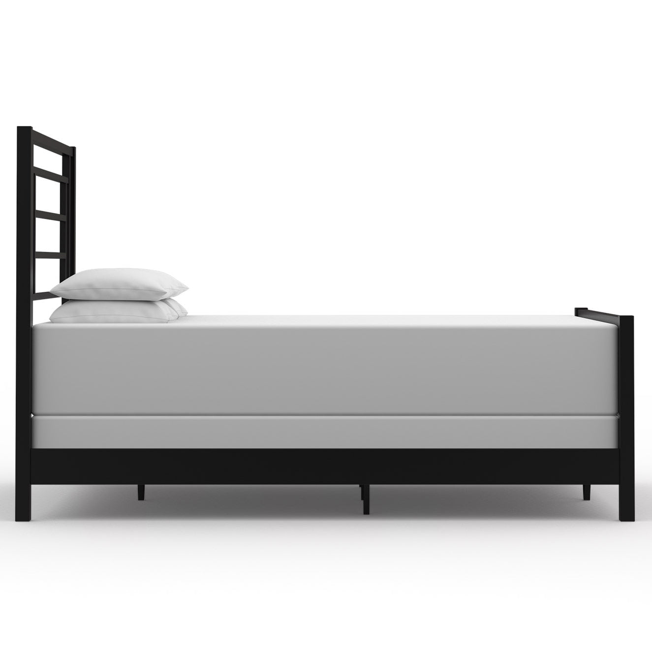 Sunset Iron Bed 1320 Wesley Allen Queen CBMPF Matte Black Finish Matriae