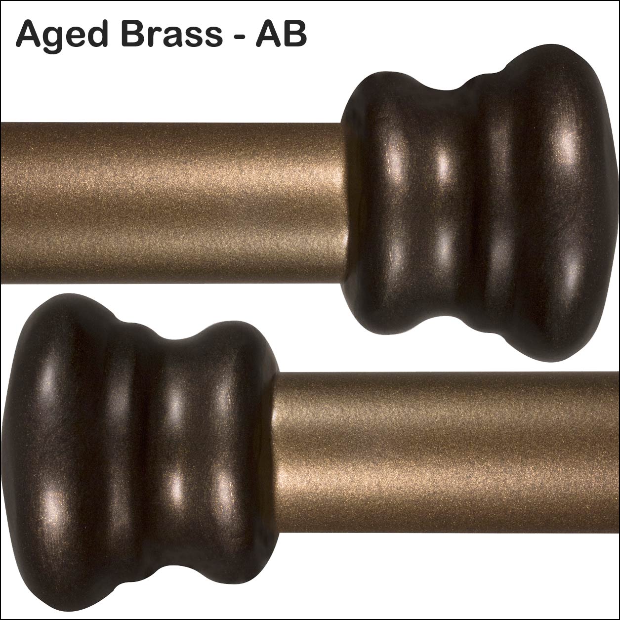 Aged Brass AB Powder Coating Finish Wesley Allen Matriae