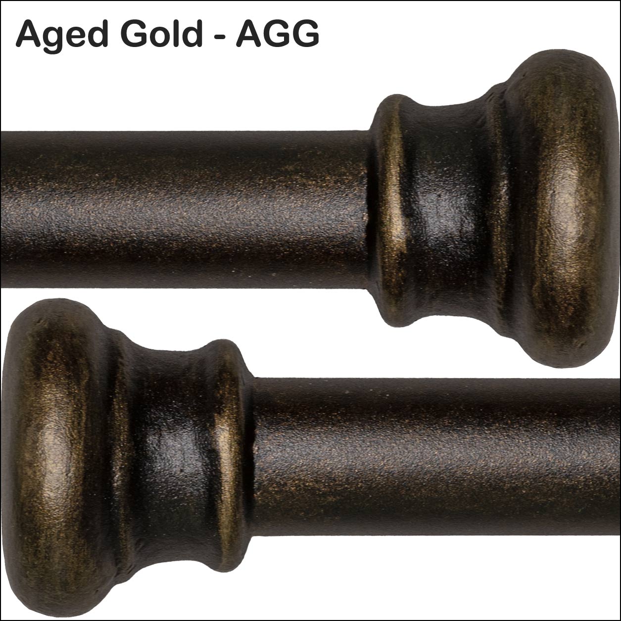 Aged Gold AGG Powder Coating Finish Wesley Allen Matriae