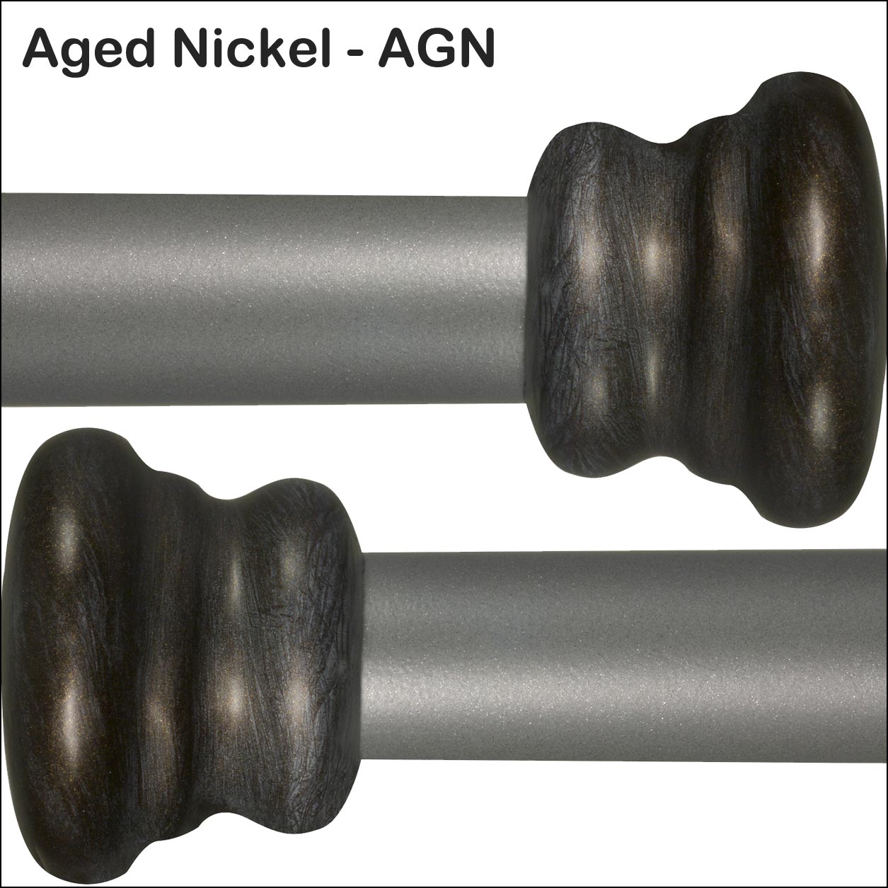 Aged Nickel AGN Powder Coating Finish Wesley Allen Matriae