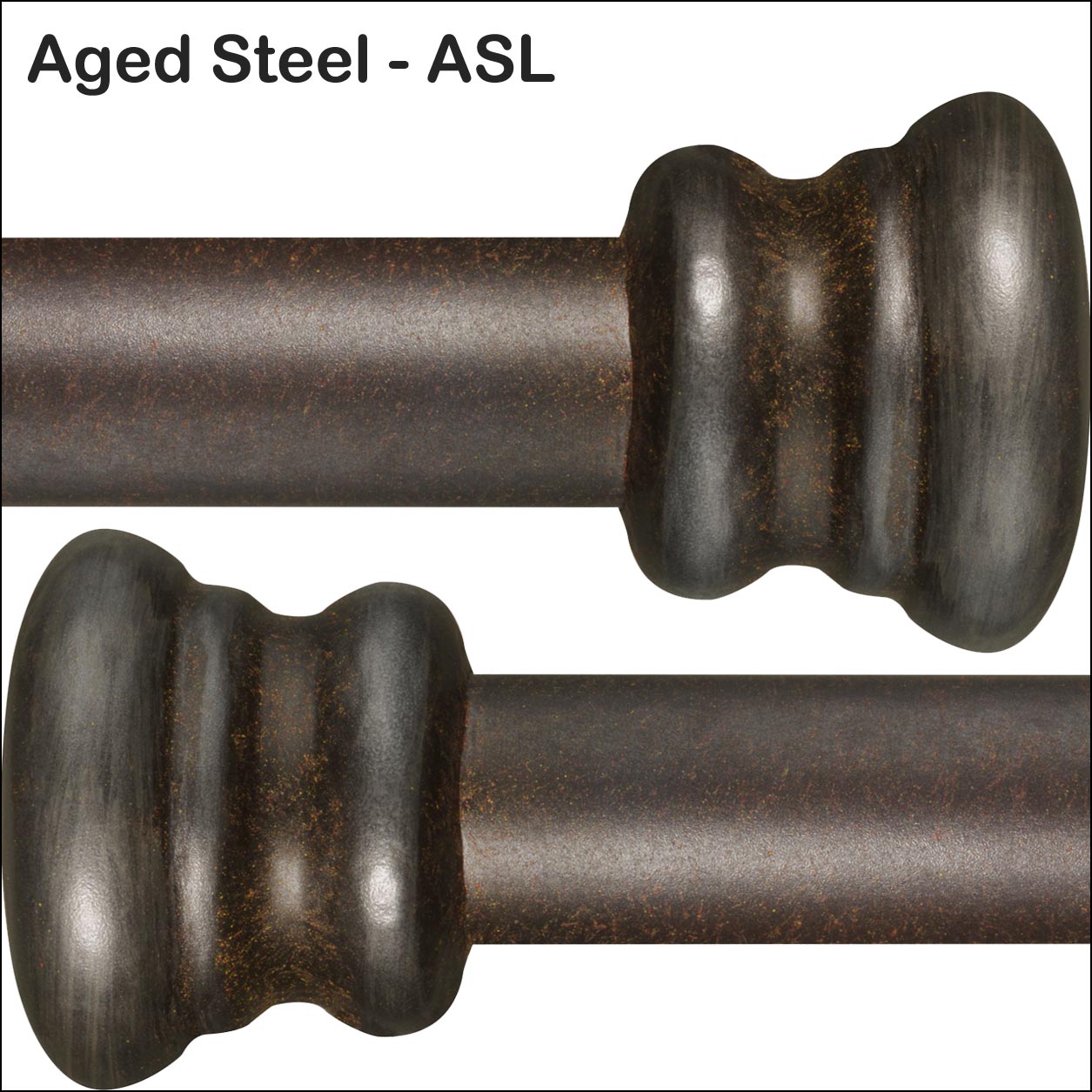 Aged Steel ASL Powder Coating Finish Wesley Allen Matriae