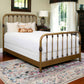 Artem Iron Bed 1300 Matriae Wesley Allen Queen CBMPF Aged Brass Finish Bedroom Furniture