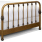 Artem Iron Bed 1300 Wesley Allen Queen CBMPF Aged Brass Finish Matriae Footboard