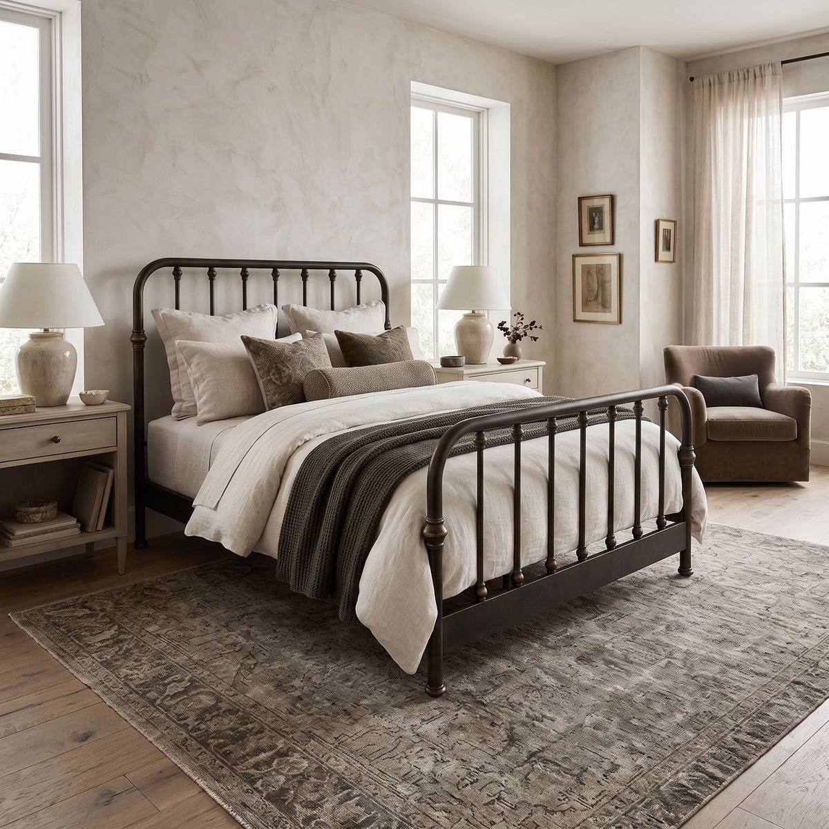 Artem Iron Bed