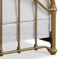 Birmingham Iron Bed 1078 Wesley Allen Queen Opaque Gold Finish Matriae