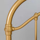 Birmingham Iron Bed 1078 Wesley Allen Queen Opaque Gold Finish Matriae