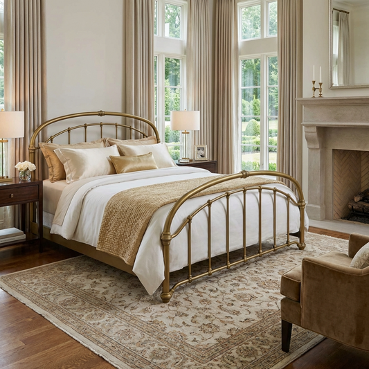 Birmingham Iron Bed by Wesley Allen