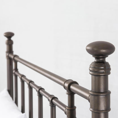 Blake Iron Bed 1094 Wesley Allen Aged Bronze Finish Matriae