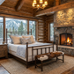 Blake Iron Bed by Wesley Allen