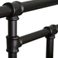Blake Iron Bed 1094 Wesley Allen Black Suede Finish Matriae