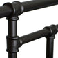 Blake Iron Bed 1094 Wesley Allen Black Suede Finish Matriae