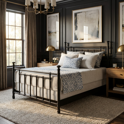 Blake Iron Bed by Wesley Allen