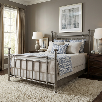 Blake Iron Bed by Wesley Allen