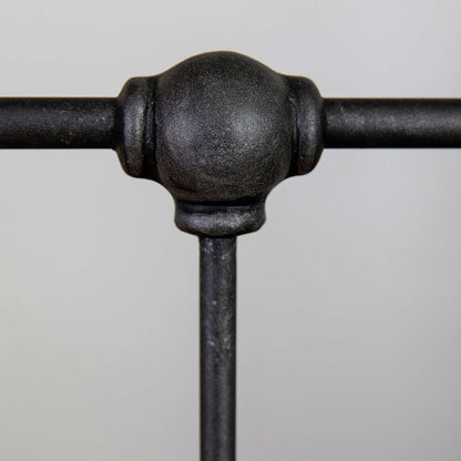 Braden Iron Bed 1001 Wesley Allen Aged Iron Finish Matriae