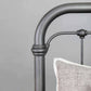 Braden Iron Headboard Metal Surround Bed 1001MS Wesley Allen Queen Pewter Matriae