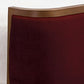 Broadway Upholstered Iron Bed 1201 Wesley Allen Queen CBFS Opaque Copper Finish Chronicle Merlot Fabric Matriae