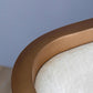 Broadway Upholstered Iron Headboard Upholstered Surround 1202 Wesley Allen Queen HBFS White Fabric Matriae