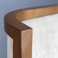 Broadway Upholstered Iron Headboard Upholstered Surround 1202 Wesley Allen Queen HBFS White Fabric Matriae