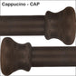 Cappucino CAP Iron Finish Wesley Allen Matriae Swatch matte finish, labeled 'Cappucino - CAP' on a white background.