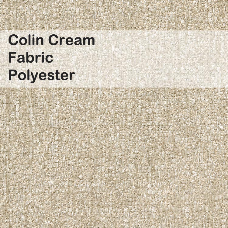 Colin Cream Fabric Upholstery Polyester Furniture Beds Barstools Chairs Benches Wesley Allen Matriae