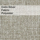Colin Silver Fabric Upholstery Polyester Furniture Beds Barstools Chairs Benches Wesley Allen Matriae