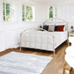 Coventry Iron Bed 7160 Wesley Allen Queen CBMPF Rustic Ivory Finish Matriae