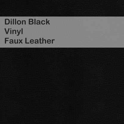 Dillon Black Vinyl Upholstery Furniture Beds Barstools Chairs Benches Wesley Allen Matriae