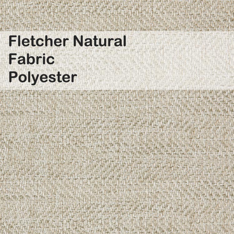 Fletcher Natural Fabric Upholstery Polyester Furniture Beds Barstools Chairs Benches Wesley Allen Matriae