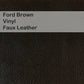 Ford Brown Vinyl Upholstery Furniture Beds Barstools Chairs Benches Wesley Allen Matriae