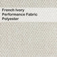 French Ivory Performance Fabric Upholstery Polyester Furniture Beds Barstools Chairs Benches Wesley Allen Matriae