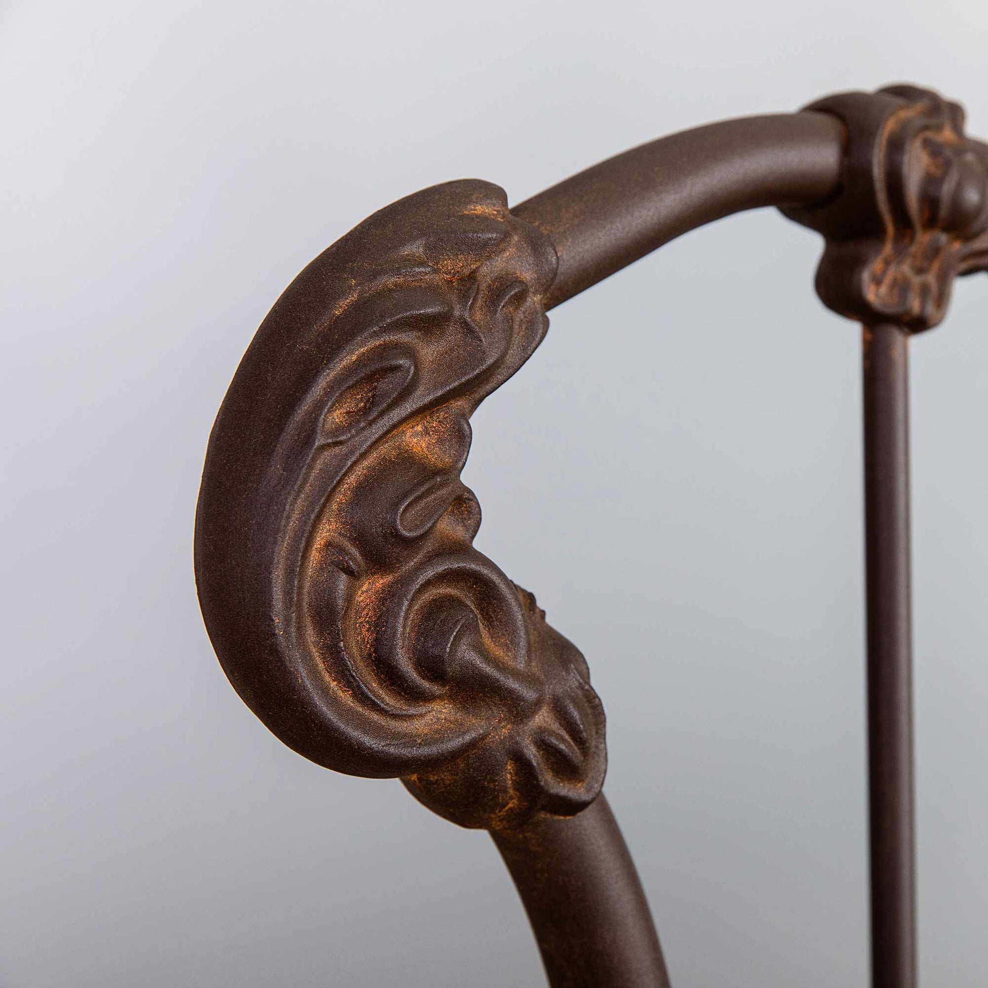 Hamilton Iron Bed 1052 Wesley Allen Queen CBMPF Aged Rust Finish Matriae Casting