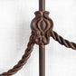 Hamilton Iron Bed 1052 Wesley Allen Queen CBMPF Aged Rust Finish Matriae Medallion