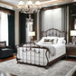 Hamilton Iron Bed 1052 Wesley allen Queen  CBMPF Aged Rust Finish Matriae Luxury Bedroom