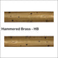 Hammered Brass HB Iron Finish Wesley Allen Matriae