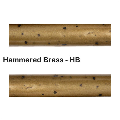 Hammered Brass HB Iron Finish Wesley Allen Matriae