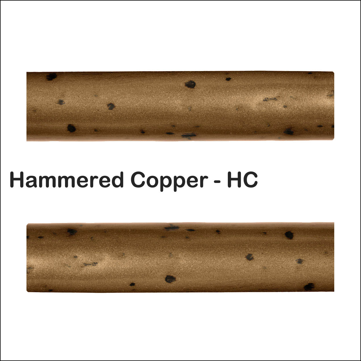Hammered Copper HC Iron Finish Wesley Allen Matriae