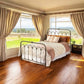 Hillsboro Iron Bed 1098 Wesley Allen Queen CBMPF Vintage White Finish Matriae