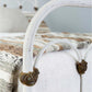 Hillsboro Iron Bed 1098 Wesley Allen Vintage White Finish Matriae