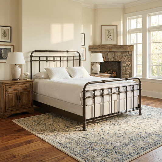 Laredo Iron Bed by Wesley Allen