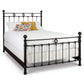 Latif Iron Bed 1054 Wesley Allen Queen CBMPF Aged Gold Finish Matriae