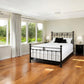Latif Iron Bed 1054 Wesley Allen Queen CBMPF Aged Gold Finish Matriae